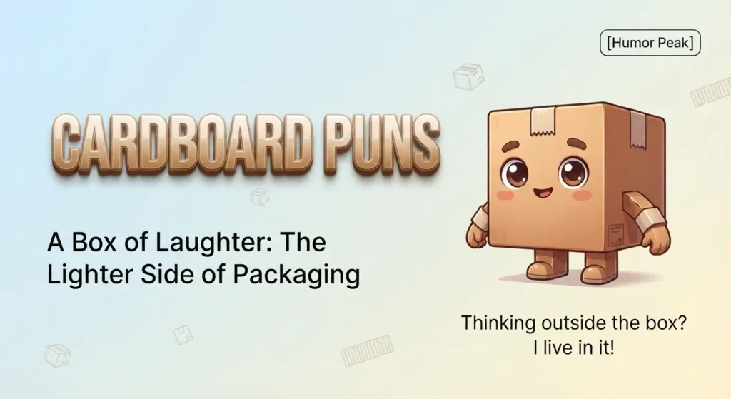 cardboard puns