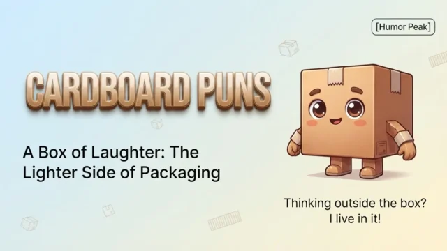 cardboard puns
