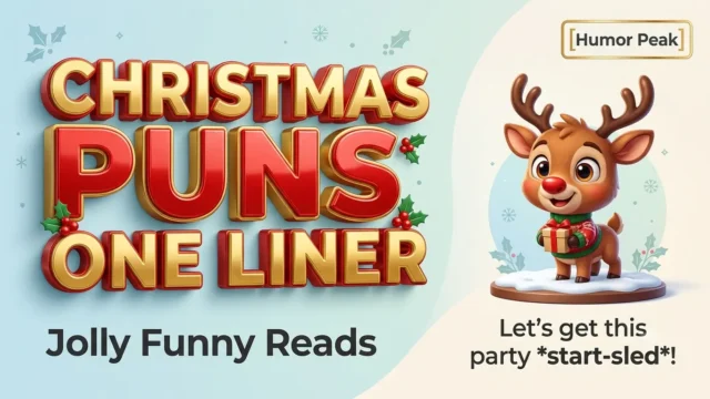 christmas puns one liner