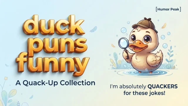 duck puns funny