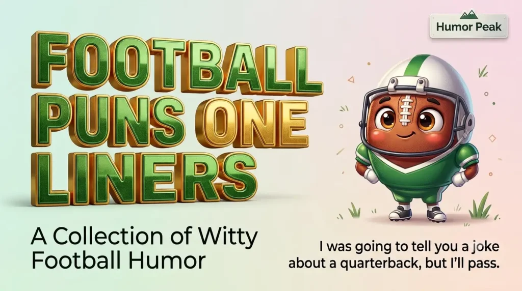 football puns one liners