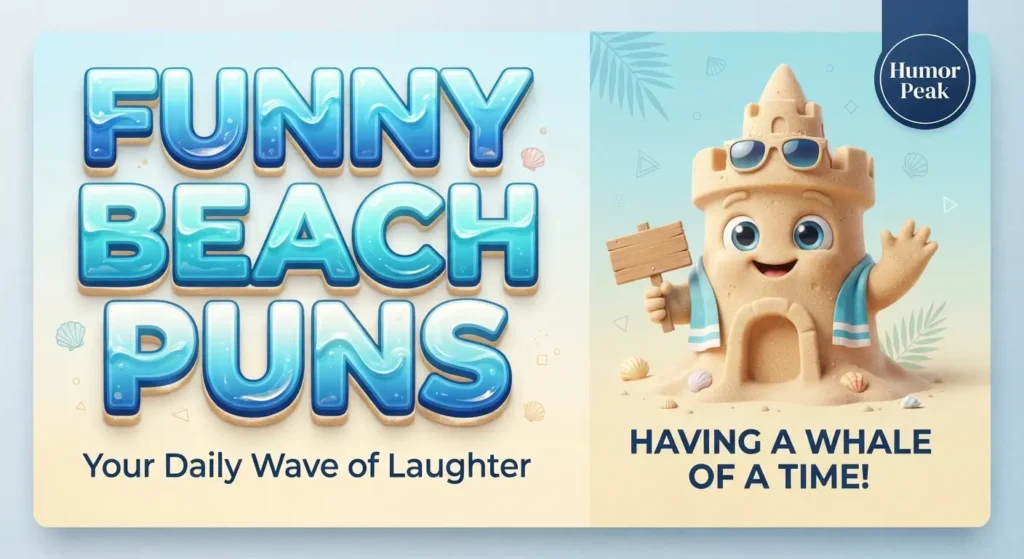 funny beach puns