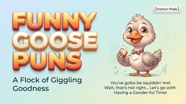 funny goose puns