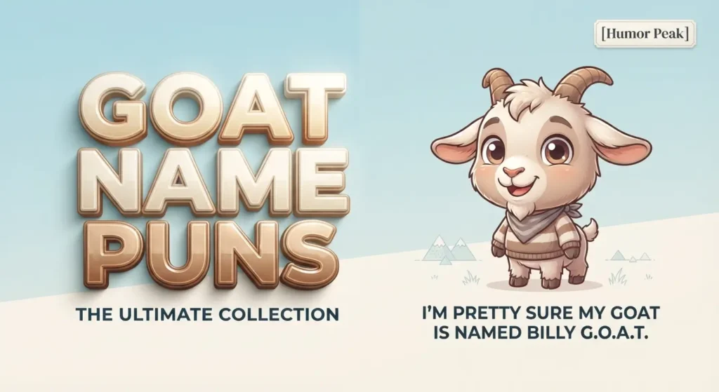 goat name puns