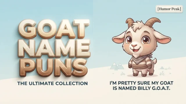 goat name puns