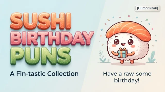 sushi birthday puns