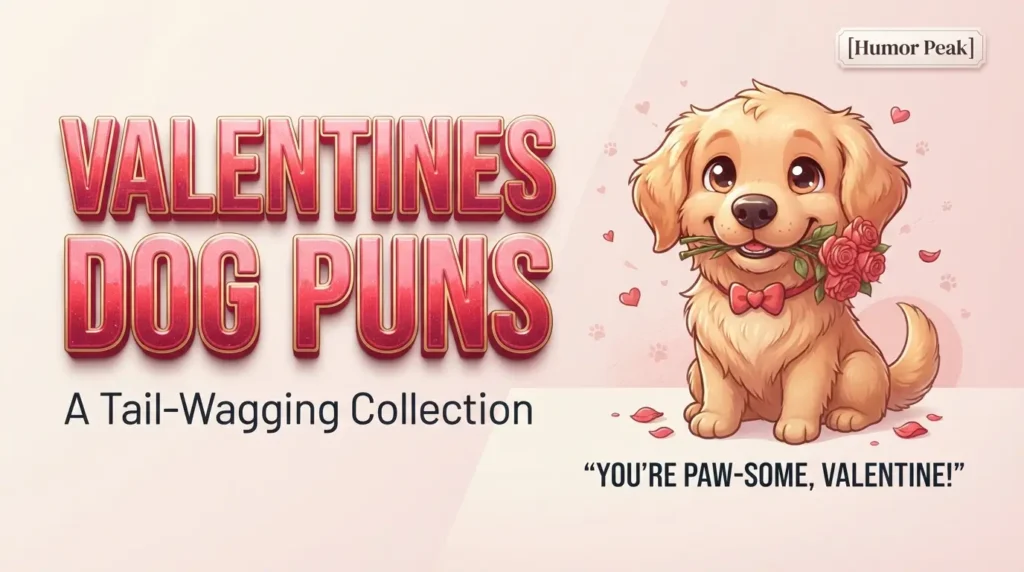 valentines dog puns