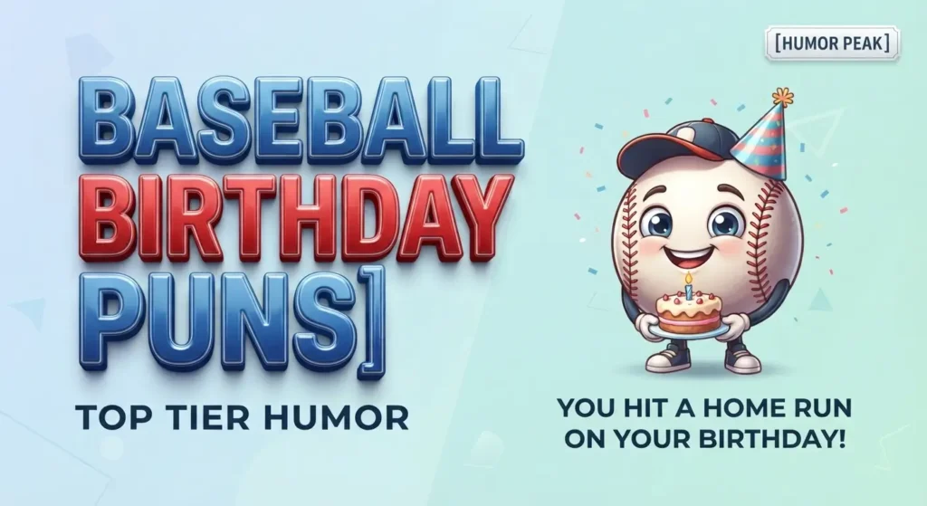 baseball birthday puns