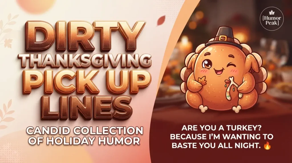 dirty thanksgiving pick up lines