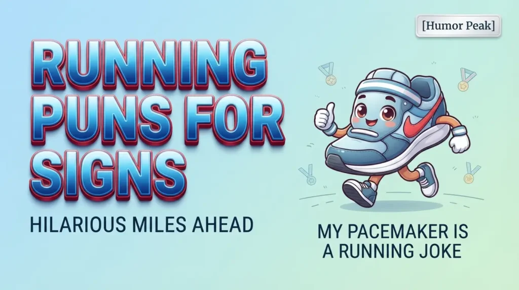 running puns for signs
