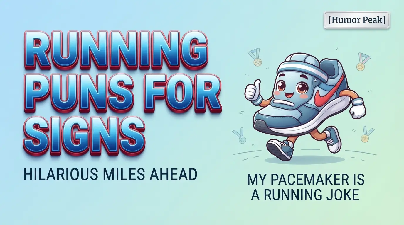 running puns for signs