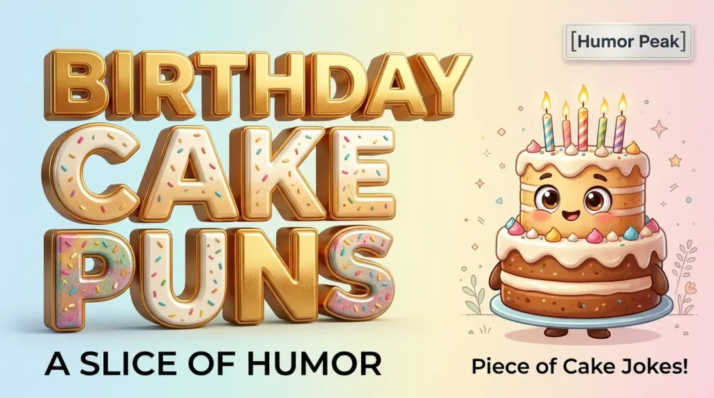 birthday cake puns