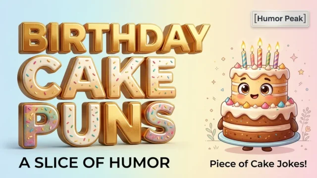 birthday cake puns